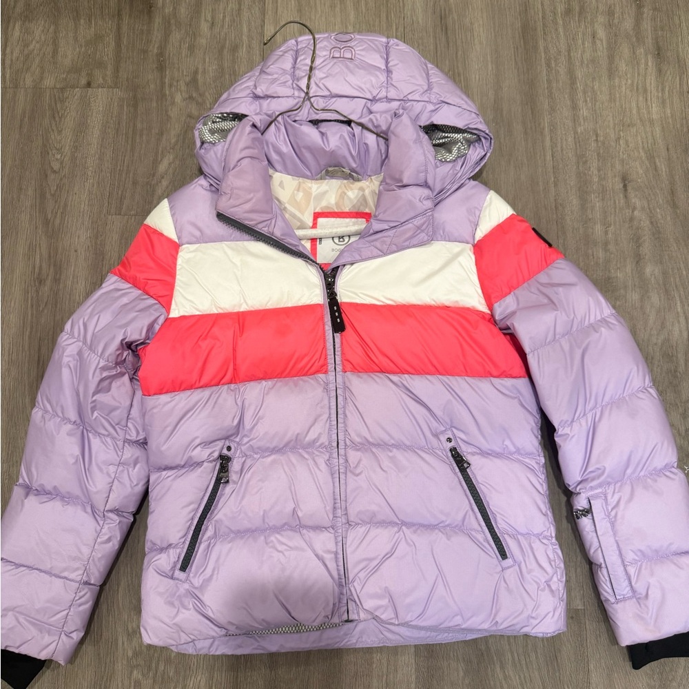 Bogner Kids Puffer Jacket - Purple, Pink, and White